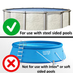 Aqua Select A-Frame Swing Up & Lock Ladder for Above Ground Pools