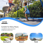 AOTOB 8FT 10FT 12FT 14 FT 15FT Trampoline with Safety Enclosure Net Outdoor Trampoline