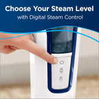 Steam Mop, Steamer, Tile, Hard Wood Floor Cleaner, 1806, Sapphire Powerfresh Deluxe