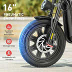iScooter electric scooter with seat 28/19/15.6 mph top speed dual suspension scooter