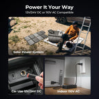 BougeRV 12 Volt Refrigerator 12V Car Fridge 23 Quart Portable Freezer Compressor Cooler