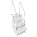 XtremepowerUS Pool Ladder 4-Step for 48-54 Above Ground Pools, 300LB, Swimming Pool Ladder