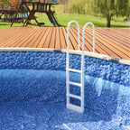 Main Access 200200 Easy Incline Above Ground In Pool Swimming Ladder, White