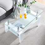 Living Room Rectangle Coffee Table Tea Table Suitable for Waiting Room Modern Side Coffee Table