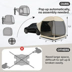 EighteenTek Tents Trunk tent suv car tent pop up automatically