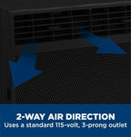 GE Window Air Conditioner Unit 5,000 BTU for Small Rooms up to 150 sq ft Manual Adjustable Fan