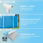Intex 15ft x 48in Frame Swimming Pool Set w/ Pump and Filter Pump Cartridges