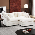 ihanherry 146-inch U-shaped modern sofa modular area cloud sofa