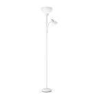 Torchiere Floor Lamp with Adjustable Reading Light and Three Level Dimming for Home Use