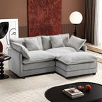 ihanherry 146-inch U-shaped modern sofa modular area cloud sofa
