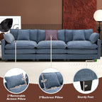 ihanherry 146-inch U-shaped modern sofa modular area cloud sofa