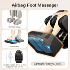 Full Body Massage Chair, 160° Zero Gravity Recliner with Body Scan, 50 SL Track Shiatsu Massage Chair, Spot Massage, Foot Roller