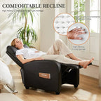 Sweet and crisp rocking chair 360 degree rotating recliner with sliding function