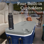 Coleman Insulated Portable Rolling Cooler with Wheels, Leak-Proof Outdoor Hard Cooler, Keeps Ice for Up to 5 Days, 100 Quart