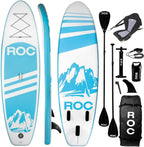 Roc Inflatable Stand Up Paddle Board with Premium SUP Paddle Board Accessories