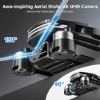 Adult drone with camera, 4K brushless motor drone, suitable for children beginners, FPV foldable remote control quadcopter