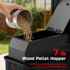 PARGRILL 271 sq.in Wood Pellet Grill & Smoker, Tabletop Portable BBQ Grill with Digital Control, for Camping, Tailgating, Patio & Backyard