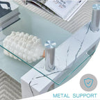 Living Room Rectangle Coffee Table Tea Table Suitable for Waiting Room Modern Side Coffee Table