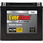 EverStart Platinum AGM Power Sport Battery, Group Size TX20L 12 Volt, 310 CCA