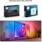 65-inch smart TV light strip, flowing color-changing LED light strip, multi-color TV backlight synced with music and games