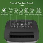 Waykar 2000 Sq. Ft Dehumidifier for Home and Basements, with Auto or Manual Drainage, 0.66 Gallon Water Tank Capacity
