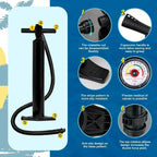 FunWater Inflatable Stand Up Paddle Board Premium SUP Paddle Accessories EVA Deck