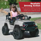 Best Choice Products 12V Kids Ride-On Truck Car with Spring Suspension and LED Lights