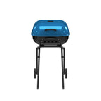 Americana Walk-A-Bout, Original Square Charcoal Grill-100% Pre-Assembled Portable Steel, Blue