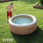 Intex Rechargeable Handheld Above Ground Pool Vacuum with 2 Brush Heads