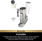 Ninja Pod & Grounds Single-Serve Coffee Maker 56-oz. Reservoir Stone PB051ST