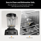 Countertop Blender Pro 2000W, Professional High Speed Blender 68 oz, Heavy Duty Kitchen Mixer