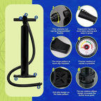 FunWater Inflatable Stand Up Paddle Board Premium SUP Paddle Accessories EVA Deck