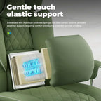 Large high back office chair high back leather gaming chair with footrest