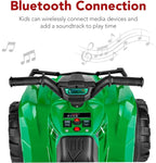 Best Choice Products 12V Kids Ride-On Electric ATV 4-Wheeler Quad Car Toy Bluetooth Audio