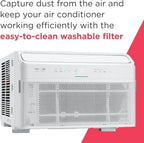 Frigidaire GHWQ103WC1 Inverter Quiet Temp Room Air Conditioner 10,000 BTU with Wi-Fi Connected