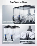 VEVOR Slushy Machine 15Lx2 Double Tank Commercial Margarita Machine 120 Cups Stainless Steel