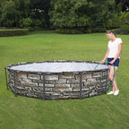 Bestway Steel Pro MAX 10'x30\ Metal Frame Above Ground Pool Set w/ Filter Pump & Cartridge