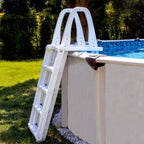 Aqua Select A-Frame Swing Up & Lock Ladder for Above Ground Pools