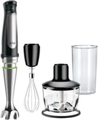 Braun MultiQuick 7 3-in-1 Immersion Blender with Food Processor ?Powerful Handheld Electric Stick Blender - Emulsifier for Chopping, Beating & Whisking - Ideal for Soup, Puree, Smoothies & More