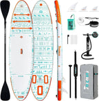 FunWater Inflatable Stand Up Paddle Board Premium SUP Paddle Accessories EVA Deck