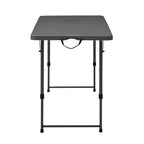 Mainstays 4' Adjustable Height Centerfold Folding Table, White