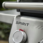 Weber Spirit Gas Grill, E-425 4 Burner Propane Gas Grill with Wheels, Black