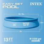 Intex 8 foot x 24 inch Easy Set Round Above Ground  Swimming Pool with Filter Pump, 28107EH