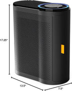 Home air purifier equipped with air quality sensor