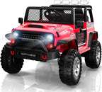 L8 Ride On Car, 2 Seater, 12V Kids Electric Car w/Remote Control, 4-Wheel Suspension, Bluetooth Speaker, Multi Music Modes, 3 Speeds, LED Lights, Xmas & Birthday Gift Ideas for Kids Ages 3+