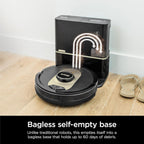 AI Robot Vacuum with XL HEPA Self-Empty Base Bagless 60-Day Capacity LIDAR Navigation