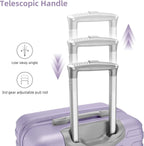 Luggage 6-piece hardshell expandable suitcase lightweight travel carry-on luggage set