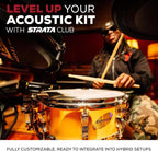 Alison Strata Prime Electronic Drum Set with Touch Screen Dual Area Grid Head