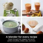 Ninja BL660 Professional Compact Smoothie and Food Processor Blender 1100W 3 Functions