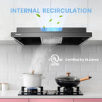 Comfee 30 Under Cabinet Ducted/Ductless Convertible Slim Vent Durable Stainless Steel Kitchen Reusable Filter